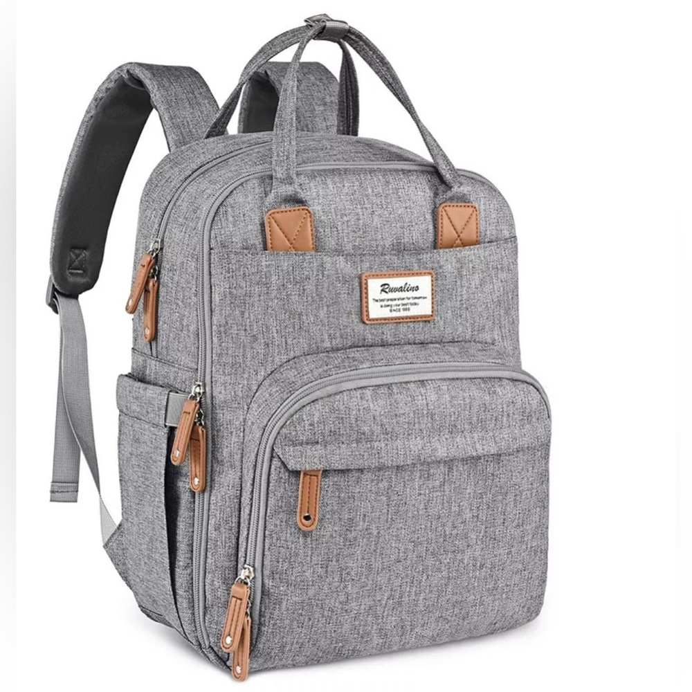 Ruvalino Large Multifunctional Diaper Bag Backpack